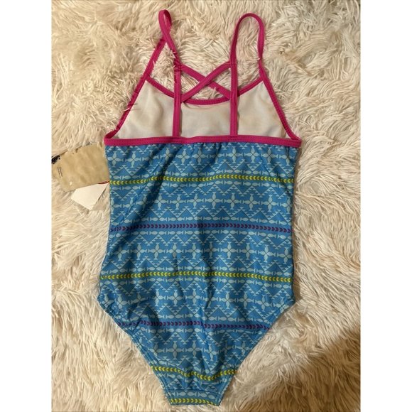 NWT Disney Finding Dory Girls Size 6 6X Blue Bathing Suit Swimsuit - Picture 4 of 4